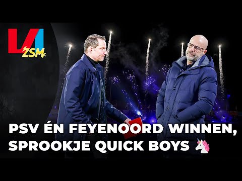 WINST Feyenoord én PSV richting KRAKER, SPROOKJE Quick Boys 🪄