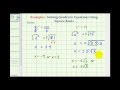 Square Roots and Quadratic Equations