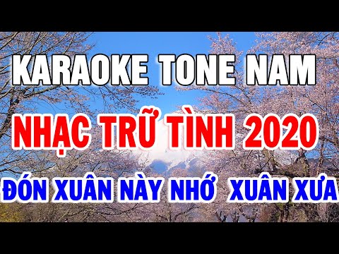 Karaoke Nhạc Sống Bolero Trữ Tình | Liên Khúc Tone Nam Đón Xuân Này Nhớ Xuân Xưa | Trọng Hiếu