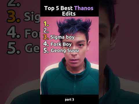 Top 5 Best Thanos Edits | Squid Game 2 #squidgame #squidgame2 #top5