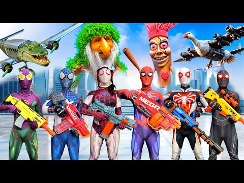 Superhero’s Story | TEAM SPIDER-MAN vs Team Brainrot in EPIC Battle..?#2|Tung Tung Tung Sahur Movie!