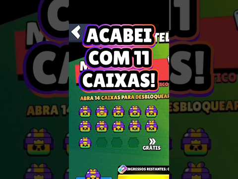 Faltou só 3 CAIXAS! E pra você?