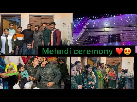 Mamu ki Mehndi ceremony 🥺❤️| MEHNDI CEREMONY | ARSLANKHAN5753 | EMOTIONAL MOMENT | #vlogs #shadi