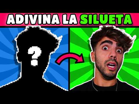 Adivina Al Youtuber Por Su Silueta 👤🤫🔥 Test de Youtubers Adivina la Sombra 2025