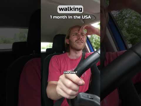 1 day vs 10 years in the USA | Walking 🚶🚗🌳