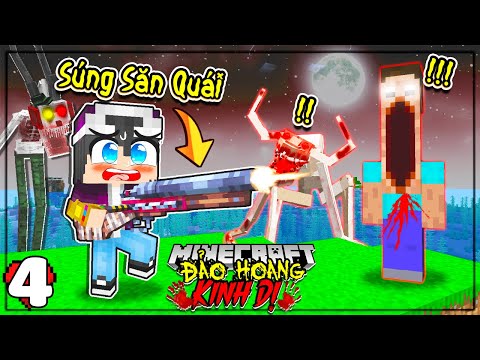 MINECRAFT ĐẢO HOANG KINH DỊ*TẬP 4 | LỘC CHẾ TẠO SÚNG 2 NÒNG SĂN QUÁI VẬT NHƯNG MÀ NÓ LẠ LẮM🤦‍♂️🥲