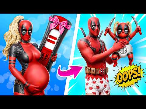 Superheroes Expecting a Baby! Deadpool and Lady Deadpool Became Parents!