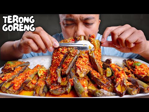 MUKBANG TERONG SAMBAL TEMPONG! PEDESNYA AMBYARRRR