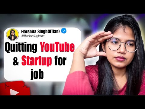 Quitting my 100K YouTube and Startup for Job?