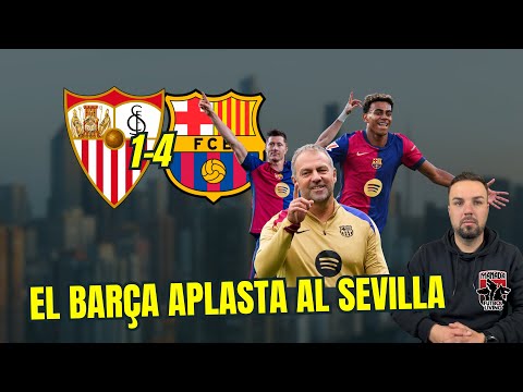 💥 EL BARÇA PELEA POR LA LIGA 💥 SEVILLA 1-4 FC BARCELONA