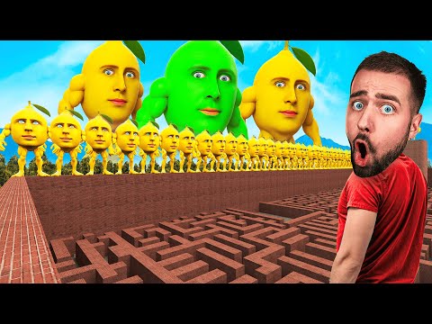 ENFERMÉ Dans LE LABYRINTHE De MON MON LEMON !!