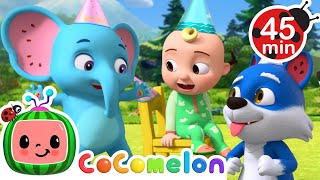 Musical Birthday Celebration! 🥳🎈Best Animal Songs Compilation | CoComelon Nursery Rhymes for Kids