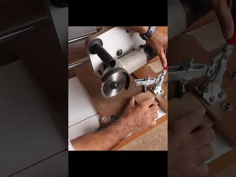 Angle grinder sliding stand - cut in any direction #diyproject #anglegrinder #diy