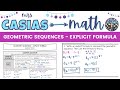 Exploring Geometric Sequences and Their Explicit Formulas