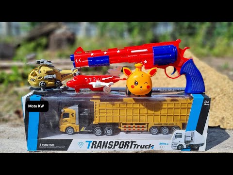 Mobil mobilan baru dam truk tronton, Mobil pikachu, POLICE car, Mobil balap, Excavator bego, Pesawat