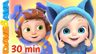 😎 Days of the Week and More Nursery Rhymes | Five Little Firemen | Baby Songs by Dave and Ava 😎
