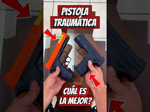 Byrna VS Umarex ¿Qué pistola traumática es Mejor? #armasmys #curiosidades #military #shorts