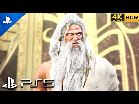 GOD OF WAR Remastered - KRATOS VS ZEUS Final Boss Fight Gameplay [4K 60FPS HDR PS5] Titan Mode