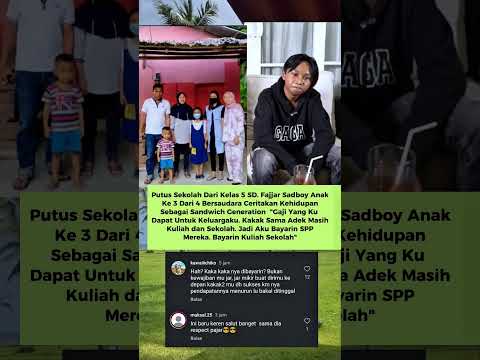 Fajjar Sadboy Ceritakan Kehidupannya Sebagai Sandwich Generation