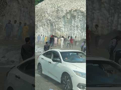 Glacier melting in naran valley of naran tourists point hazar kpk#hazara #foryou #viral #kpk#glacier