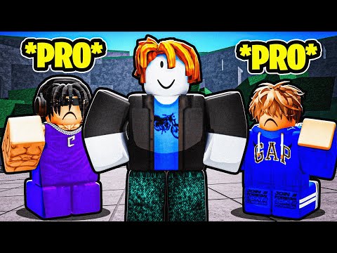 I Pretended to be a NOOB in a PRO SERVER.. 👿 | The Strongest Battlegrounds