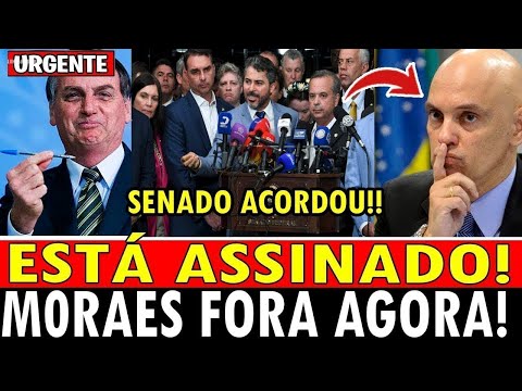 ESTÁ ASSINADO AGORA!! M0RAES FORA JÁ! CPI ACABA DE SER ANUNCIADA! BOLSONARO COMEMORA!
