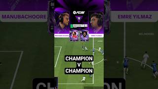 World Champion v European Champion 🍿 ManuBachoore v Emre Yilmaz #FCPro #FC26 #Shorts