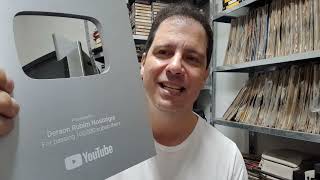 Chegou minha placa dos 100.000 Inscritos!!!