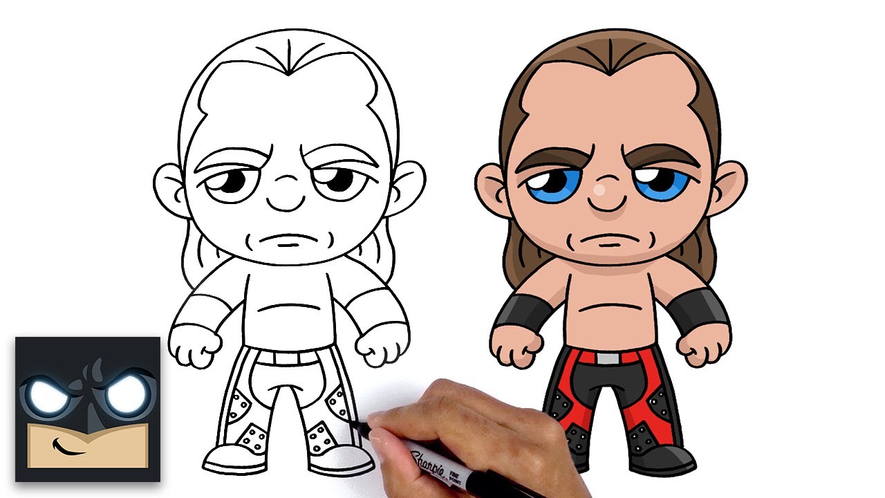 How To Draw Shawn Michaels - WWE
