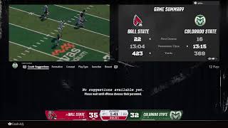 Colorado State vs #11 Ball State