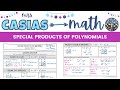 Special Products of Binomials