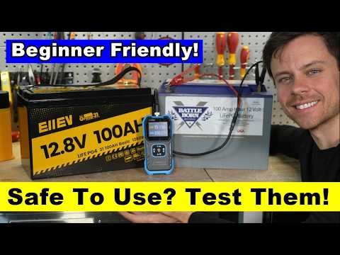 How To Test a 12V Lithium Battery: Beginner Friendly! Voltage/Internal Resistance/ Capacity and More