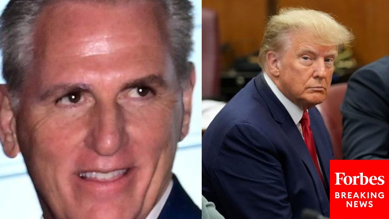 JUST IN: Speaker McCarthy asked for Comment on Trump Indictment, His Responds makes Crowd Laugh