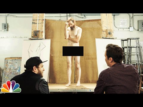 Jonah Hill Draws Jimmy Fallon COMPLETELY Nude During Tonight Show Art Lesson -- Watch & Bask In All The Glorious Peen Jokes!