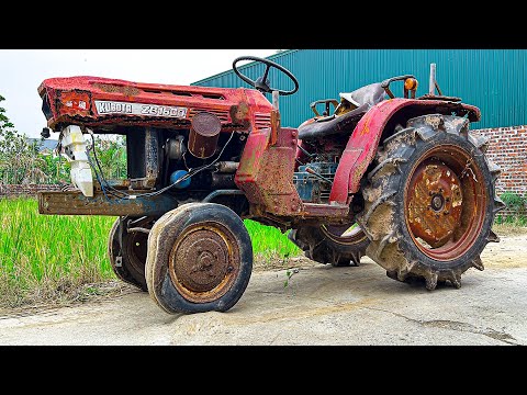 Transform Kubota Scrap Tractors Into Brand New Machines By a Professional Mechanic//Full Restoration