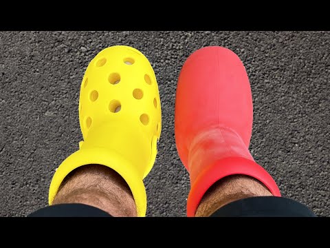 MSCHF x Crocs Big Yellow Boots vs Big Red Boots (Which Are Better?)