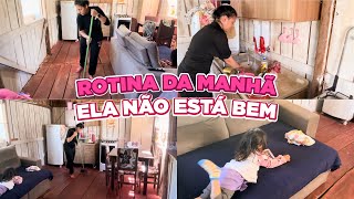 ROTINA SOZINHA COM ELA EM CASA 🏡 + ROTINA DA AMANHÃ COM O LAR 💕