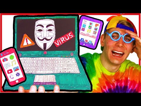 HACKER Got My COMPUTER (Mystery) 😭 Coloring Computer, iPhone, iPad, Laptop Coloring Page
