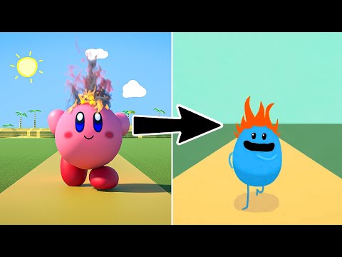 Kirby & Dumb Ways to Die 😂 Not for kids 😎