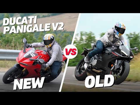 NEW DUCATI PANIGALE V2S vs OLD PANIGALE V2 955 | ROAD HEAD TO HEAD