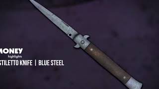 Stiletto Knife Blue Steel Gameplay