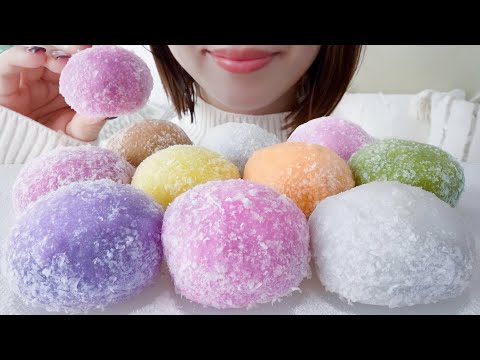 【咀嚼音】とろける食感がたまらない"氷華餅"を食べる【ASMR/EATINGSOUNDS】