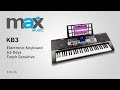 Max KB3 Electronic Keyboard - Full Size 61-Keys