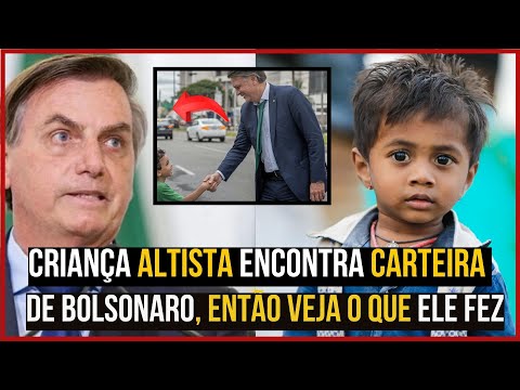 Menino autista encontra a carteira de Bolsonaro e algo INESPERADO acontece