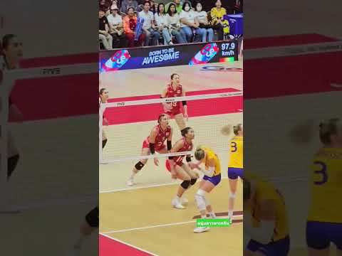 โดนอะไรอ่ะ #volleyball #ไทยแลนด์