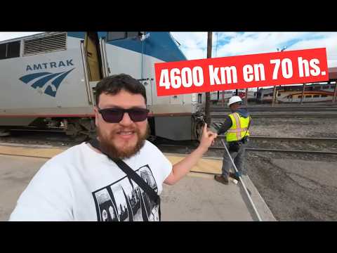 Recorrí todo ESTADOS UNIDOS en TREN |  Nueva York - Los Ángeles