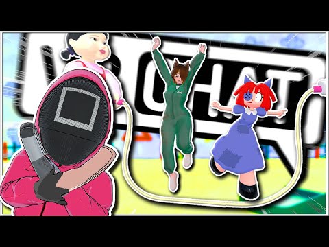 PLAYING "SQUID GAME JUMP ROPE" IN VRCHAT - VRChat (Funny Moments)