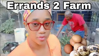 Season 2, Ep: 19 🎬 Errands To Farm Chores: Tractor Supply + Harris Teeter | Feeding and Egg Harvest