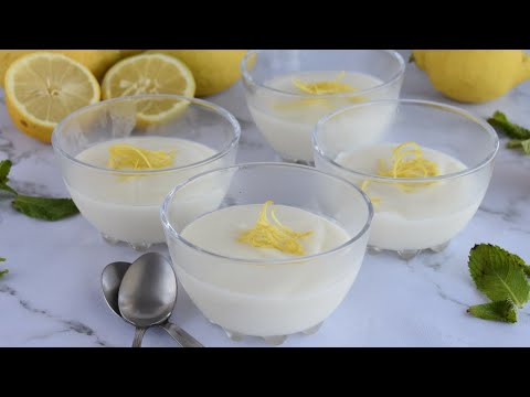 🍋 Postre fácil de limón con 3 ingredientes Y EN MENOS DE 5 MINUTOS