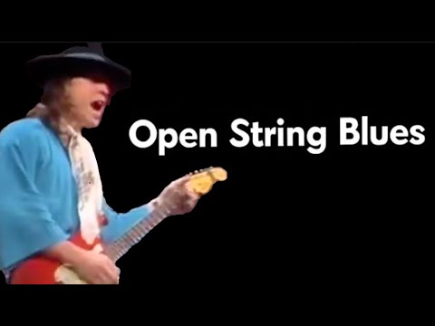 4 Must know Open E BLues RIFFS (Head Turning SRV Texas Blues)